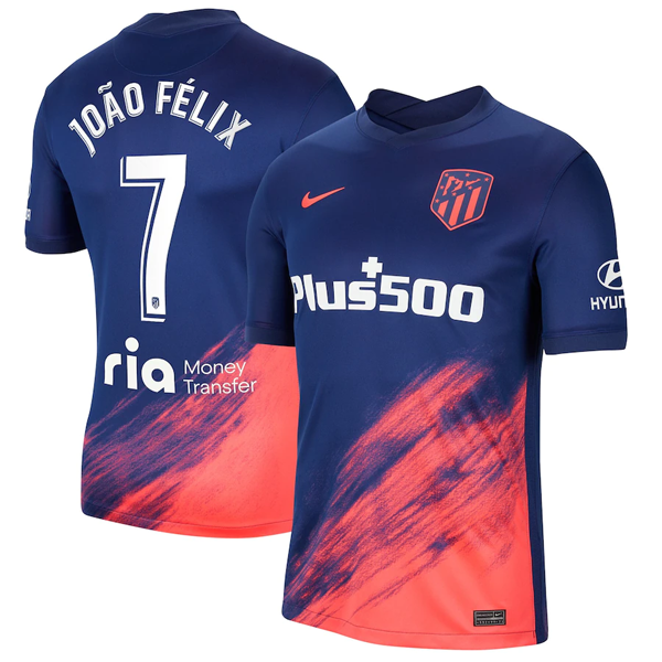 Camiseta Atletico Madrid João Félix 7 Segunda Equipo 2021-22
